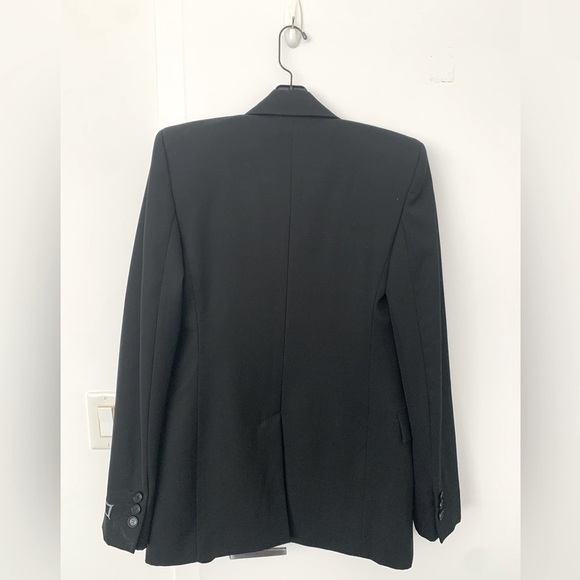 Versace 2024 Women's Oversized Virgin Wool Blazer Jacket in Black - Picture 8 of 13